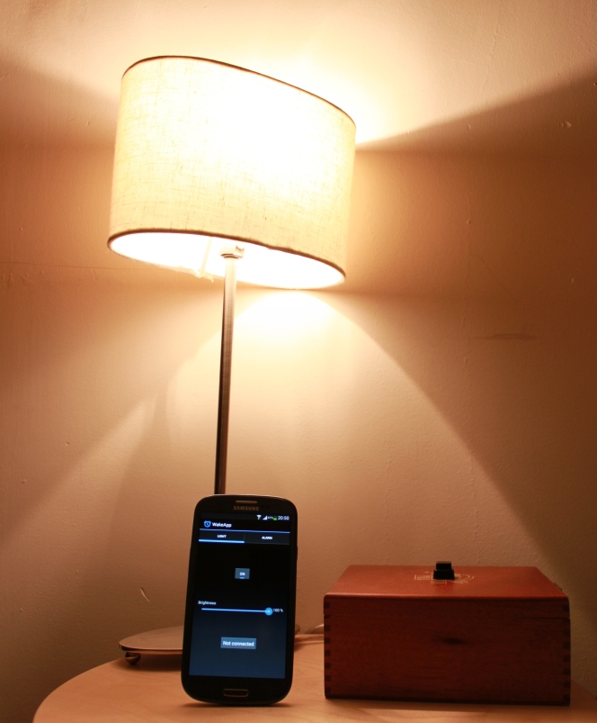 WakeUpLight box lamp and app